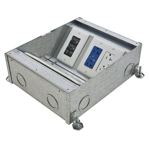 floor mount steel box|recessed floor box.